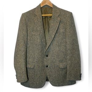 Kevin Howlin Mens Blazer 44R Donegal Tweed Wool Olympic Jacket Handwoven Ireland